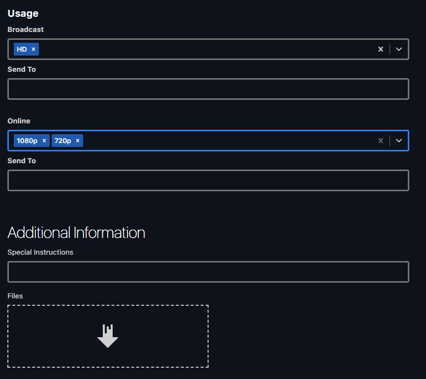 Choosing deliverables in the Order Wizard